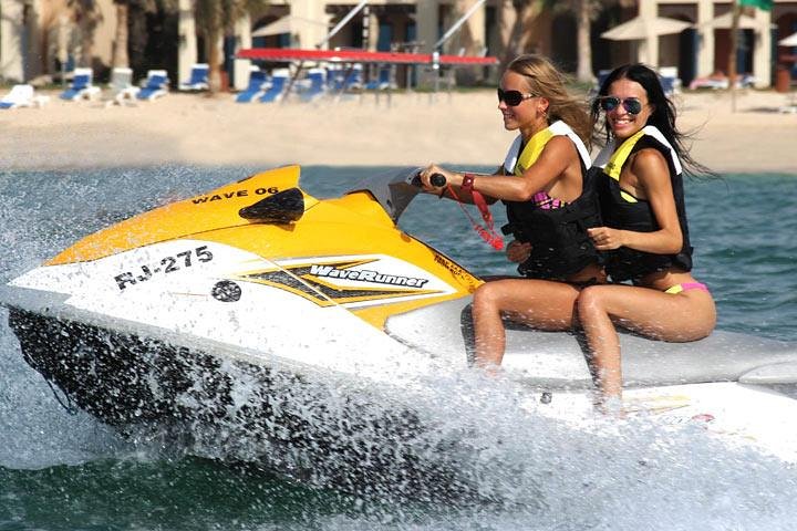 Jet ski splash