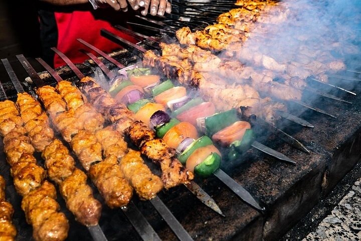 BBQ dinner desert camp Dubai