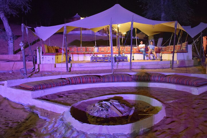 Luxury desert camping experience