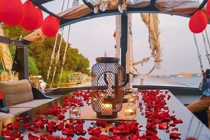 Romantic boat ride Dubai