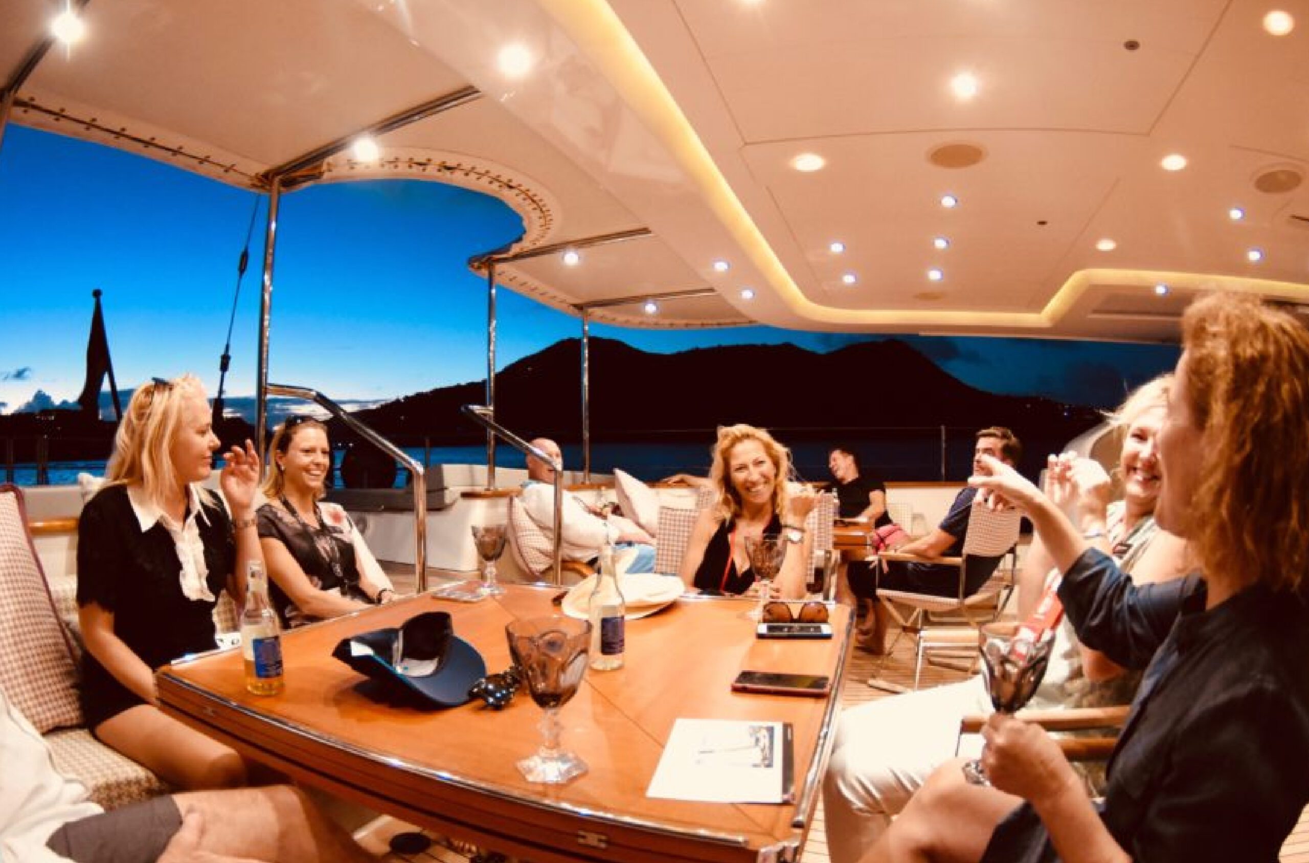 Yacht rental for corporate events